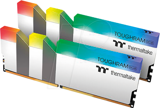 40TT1636-2018RGW - 16GB DDR4 3600 CL18 thermaltake TOUGHRAM RGB-W 2er Kit 40TT1636-2018RGW - 16GB DDR4 3600 CL18 thermaltake TOUGHRAM RGB-W 2er Kit von Thermaltake