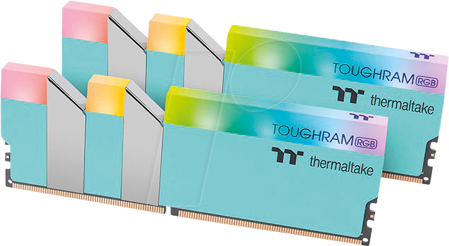 40TT1636-2018RTU - 16 GB DDR4 3600 CL18 thermaltake TOUGHRAM RGB Turquoise 2er Kit von Thermaltake