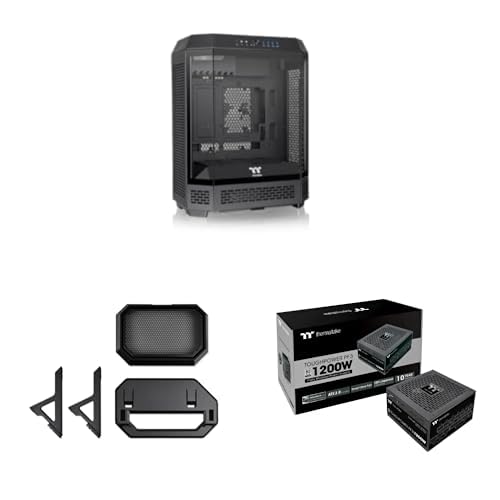 Bundle aus Thermaltake The Tower 600 Mid Tower | Black + The Tower 600 Chassis Stand Kit | Black + Toughpower PF3 1200W | ATX 3.0 | PCIe Gen 5 Ready Bundle aus Thermaltake The Tower 600 Mid Tower | Black + The Tower 600 Chassis Stand Kit | Black + Toughpower PF3 1200W | ATX 3.0 | PCIe Gen 5 Ready von Thermaltake