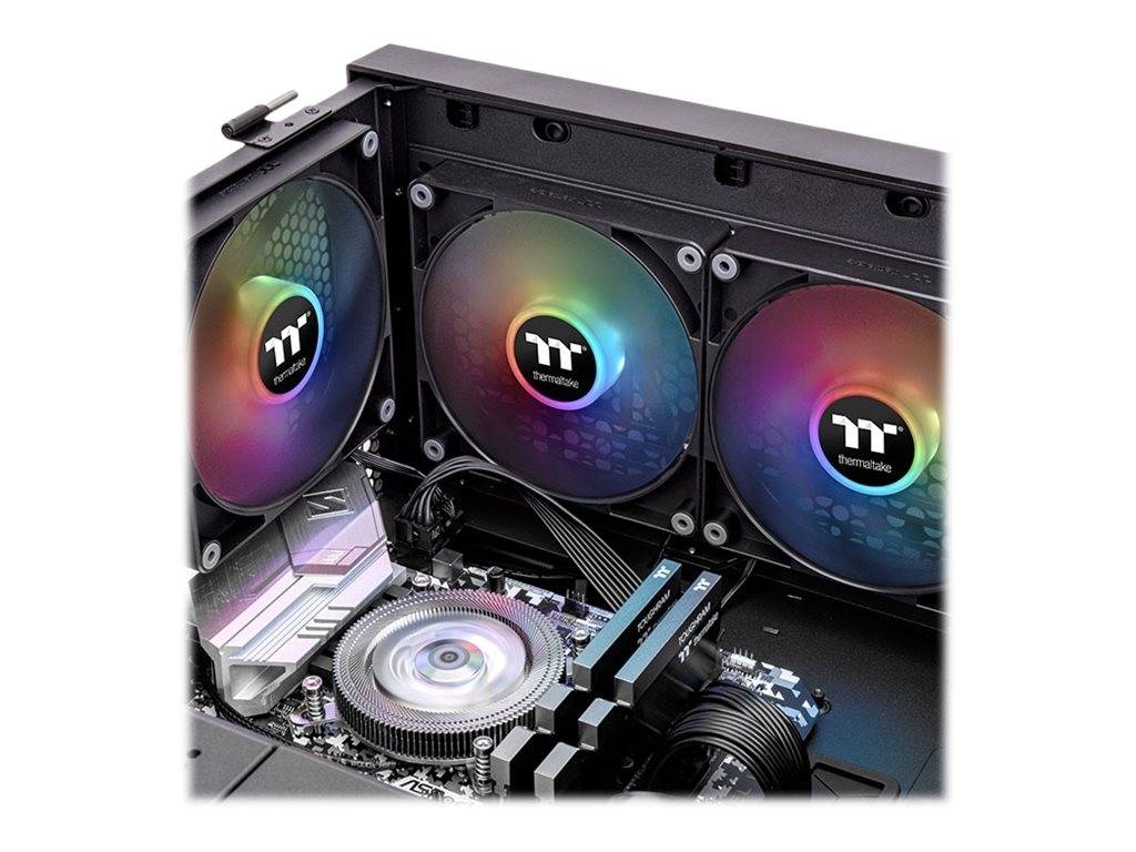Lüfter Thermaltake CT 120 (2-Fan-Pack)  ARGB Sync    Black retail von Thermaltake
