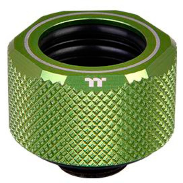 Pacific C-PRO G1/4 PETG Tube 16mm OD Compression – Green, Verbindung von Thermaltake
