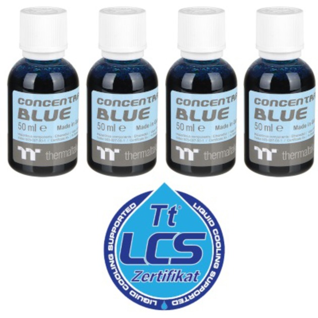 Premium Concentrate - Blue (4 Bottle Pack), Kühlmittel von Thermaltake