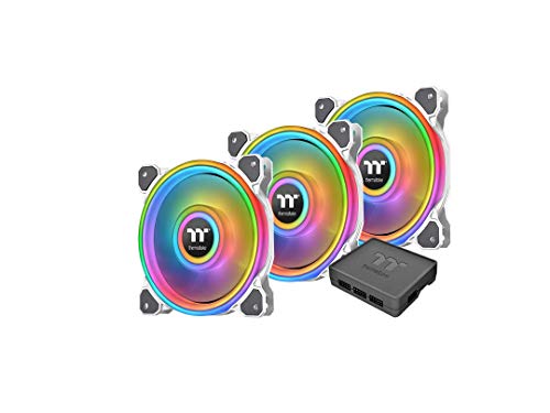 Riing Quad 12 RGB 3 Pack White Edition (Fan + Controller) von Thermaltake