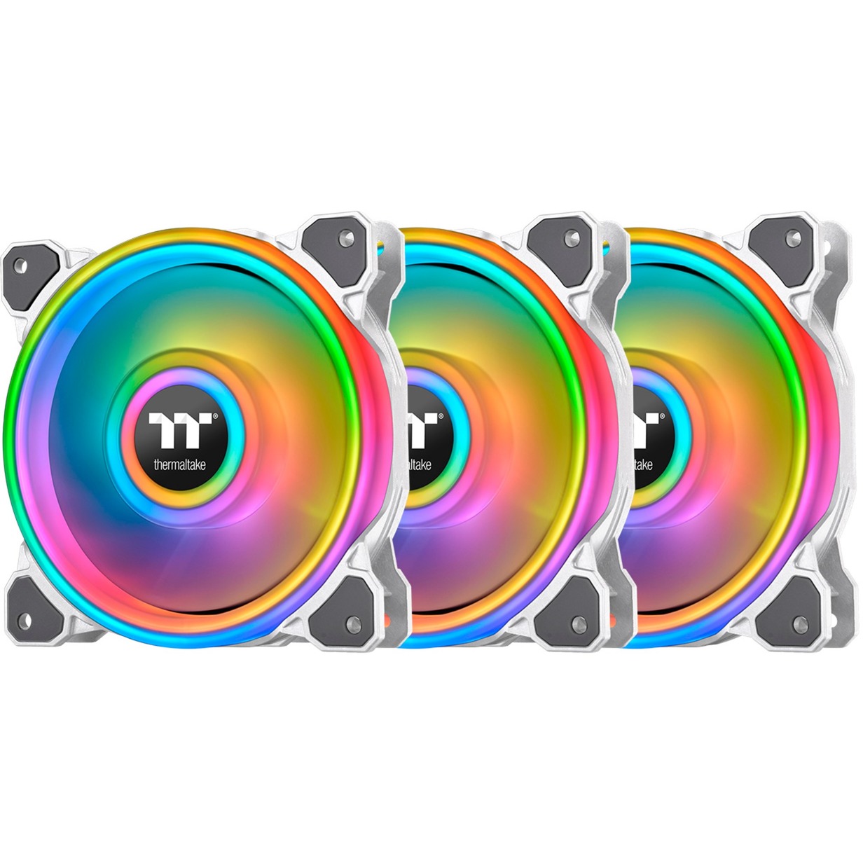 Riing Quad 12 RGB Radiator Fan TT Premium Edition 3 Pack, Gehäuselüfter von Thermaltake