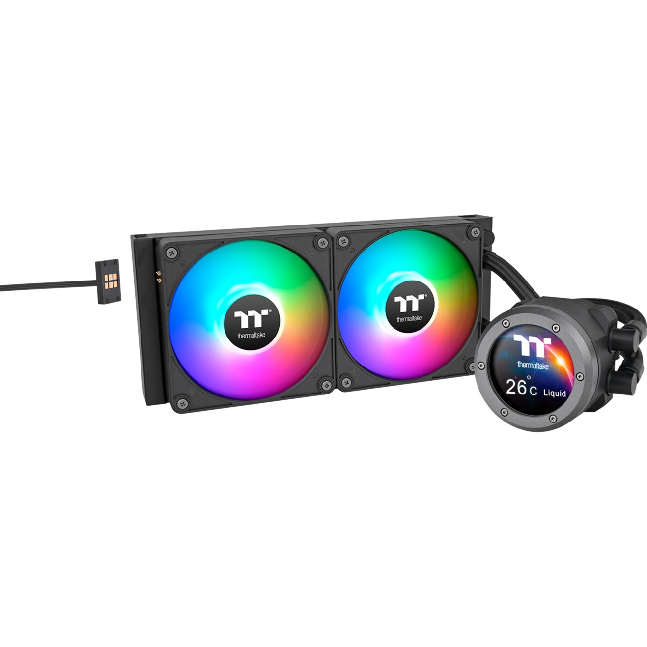 TH240 V2 Ultra EX ARGB CPU All-In-One Liquid Cooler , Wasserkühlung von Thermaltake