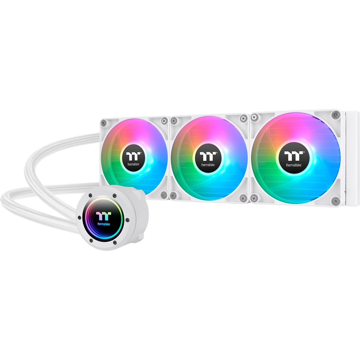 TH360 V2 ARGB Sync All-In-One Liquid Cooler Snow Edition, Wasserkühlung von Thermaltake