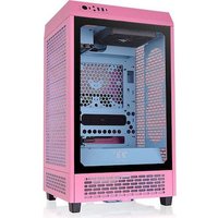 THERMALTAKE The Tower 200 Mini-Tower Mini-ITX Gehäuse mit Sichtfenster pink von Thermaltake