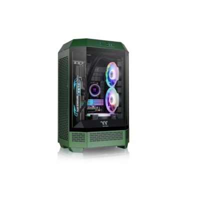 THERMALTAKE The Tower 300 Micro-ATX Gehäuse mit Sichtfenster Racing Green von Thermaltake