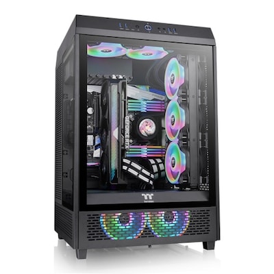 THERMALTAKE The Tower 500 Black Midi-Tower ATX Gehäuse schwarz, Seitenfenster von Thermaltake