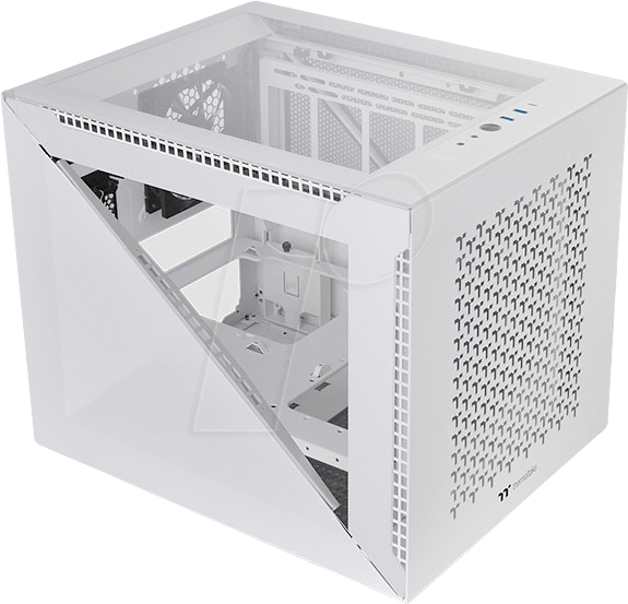 TT 28672 - Thermaltake Divider 200 TG Air Micro-ATX Gehäuse, weiß von Thermaltake