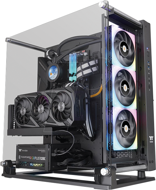 TT 34901 - Thermaltake Core P3 TG Pro E-ATX Gehäuse, schwarz von Thermaltake