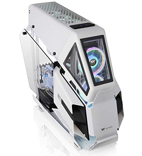 Thermaltake AH T600 Snow | E-ATX-PC-Gehäuse | 2 x gehärtetes 3mm Glasseitenteil | Helikopter-Design | weiß von Thermaltake