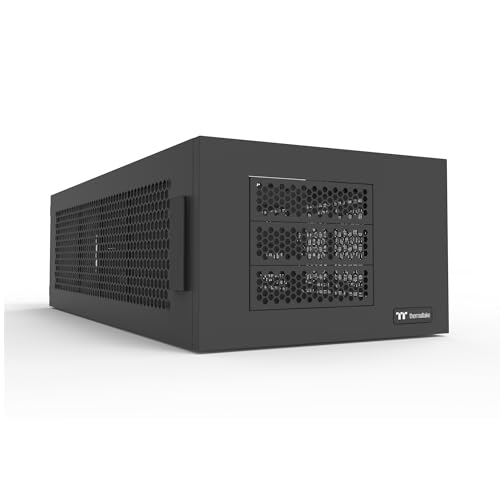 Thermaltake AX100-Sockel; zur Verwendung mit AX700-Gehäusen; 560-mm-Kühlerunterstützung; Montage für bis zu 8 x 120-mm- oder 140-mm-Lüfter; Unterstützung für bis zu 8 x 3,5- oder 2,5-Zoll-Laufwerke von Thermaltake