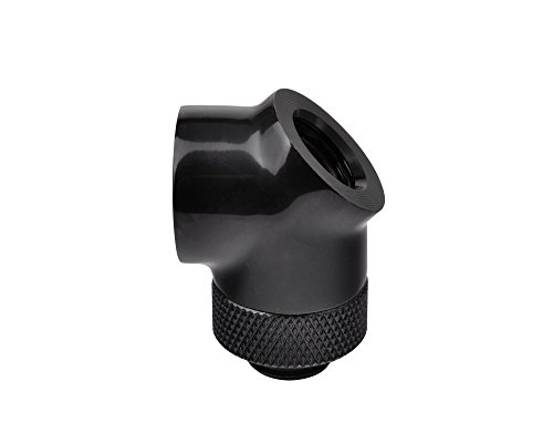 Thermaltake CL-W053-CU00BL-A Pacific G1/4 Adapter (45°/90° Winkel) Schwarz von Thermaltake