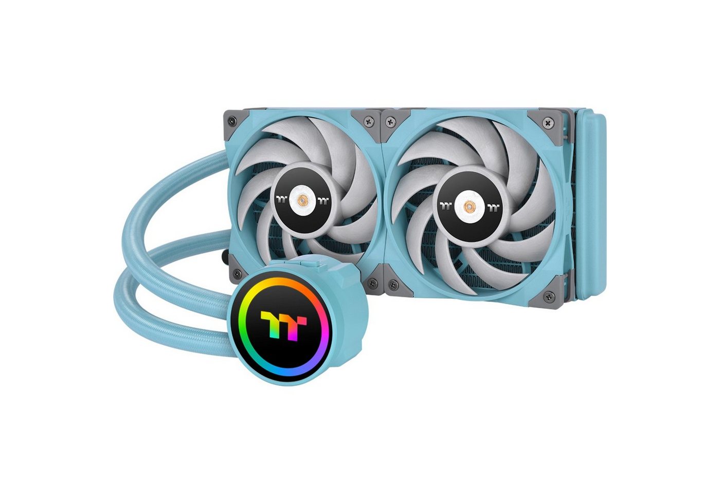 Thermaltake CPU Kühler TOUGHLIQUID 240 ARGB Sync All-In-One Liquid Cooler Turquoise 240mm von Thermaltake