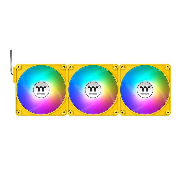 Thermaltake CT140 EX Reverse ARGB Sync Bumblebee 3 Pack Gehäuselüfter von Thermaltake