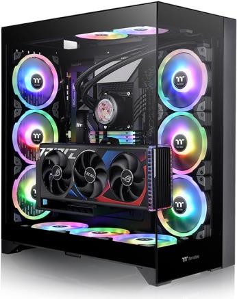 Thermaltake CTE E600 MX - Midi Tower - PC - Schwarz - ATX - EATX - micro ATX - Mini-ITX - SPCC - Gehärtetes Glas - 16,6 cm (CA-1Y3-00M1WN-00) von Thermaltake