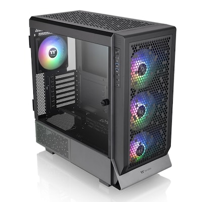 Thermaltake Ceres 500 TG ARGB Mid Tower Gehäuse Seitenfenster schwarz von Thermaltake