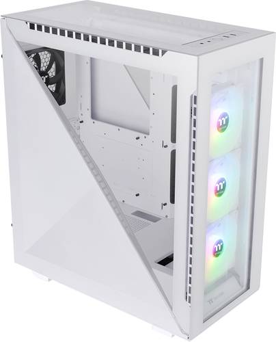 Thermaltake Divider 500 TG Snow ARGB White Midi-Tower PC-Gehäuse Weiß 3 Vorinstallierte LED Lüfte Thermaltake Divider 500 TG Snow ARGB White Midi-Tower PC-Gehäuse Weiß 3 Vorinstallierte LED Lüfte von Thermaltake
