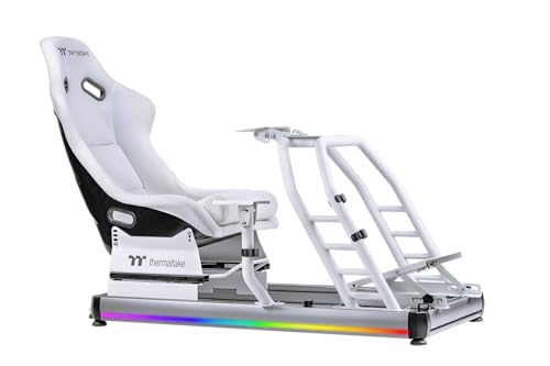 Thermaltake GR500 Racing Simulator Cockpit | Racing Rig | SimRig | Realistic Racing Seat | Snow Thermaltake GR500 Racing Simulator Cockpit | Racing Rig | SimRig | Realistic Racing Seat | Snow von Thermaltake