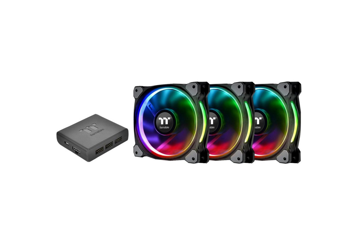 Thermaltake Gehäuselüfter Riing Plus 14 LED RGB Radiator Fan TT Premium von Thermaltake