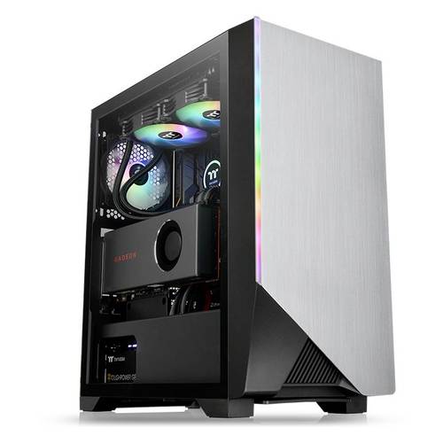 Thermaltake H550 TG ARGB Midi-Tower PC-Gehäuse Schwarz, Grau von Thermaltake