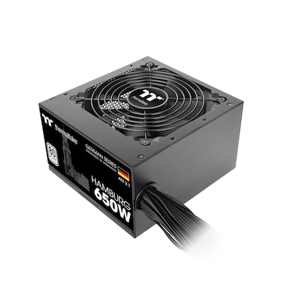 Thermaltake Hamburg 650W ATX3.1 Netzteil 80+ (120mm Lüfter) von Thermaltake