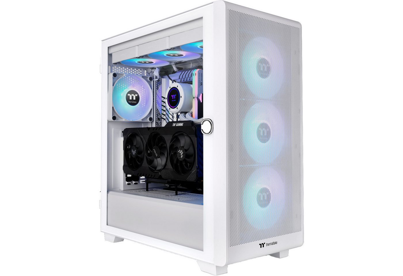 Thermaltake PC-Gehäuse Thermaltake S250 ARGB, Tower-Gehäuse, (Tempered Thermaltake PC-Gehäuse Thermaltake S250 ARGB, Tower-Gehäuse, (Tempered von Thermaltake
