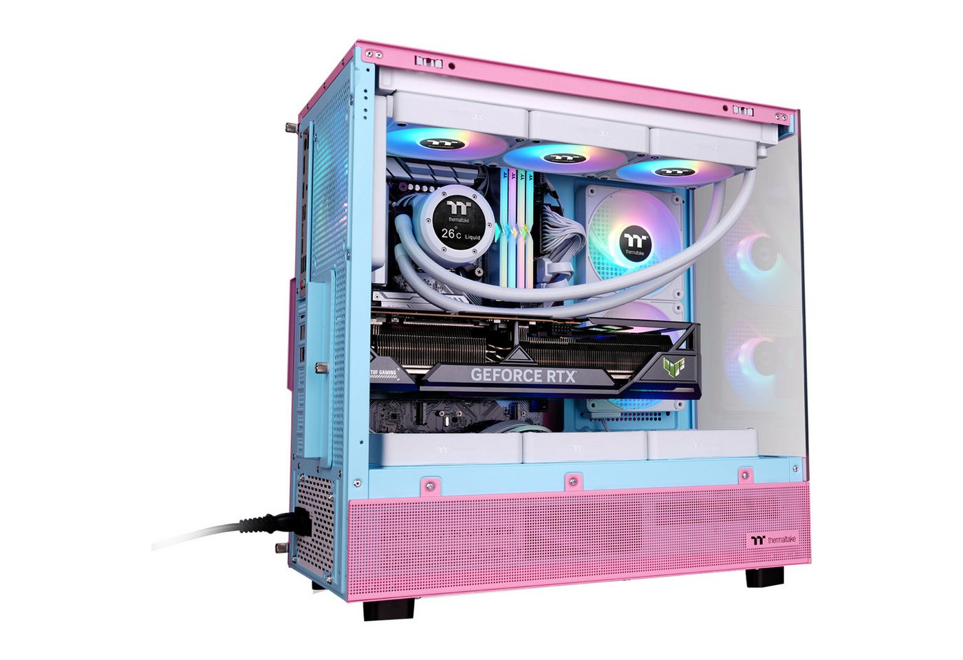 Thermaltake PC-Gehäuse Thermaltake View 270 Plus TG ARGB, Tower-Gehäuse von Thermaltake