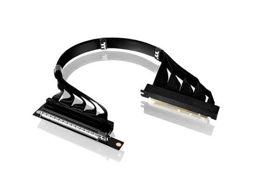 Thermaltake PCI-E 4.0 | Dual 90 Degree Riser Cable | 400mm Thermaltake PCI-E 4.0 | Dual 90 Degree Riser Cable | 400mm von Thermaltake