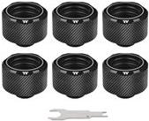 Thermaltake Pacific C-PRO G1/4 PETG 16mm OD - Kompressions-Montageteile für Flüssigkeitskühlsystem - Schwarz (CL-W214-CU00BL-B) von Thermaltake