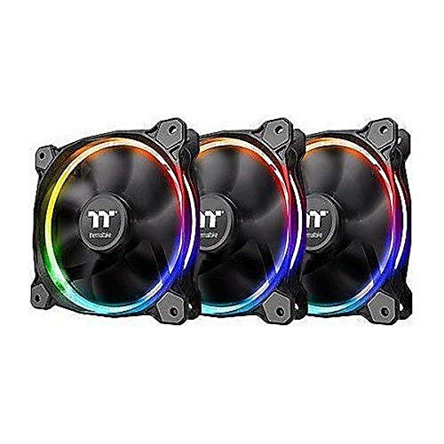 Thermaltake Riing 12 RGB Sync Edition Gehäuselüfter (3 Pack, kompatibel mit ASUS, Gigabyte, MSI, Asrock und Biostar) von Thermaltake