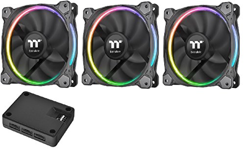 Thermaltake Riing 12 RGB mit Software 3er Set LED Gehäuselüfter von Thermaltake