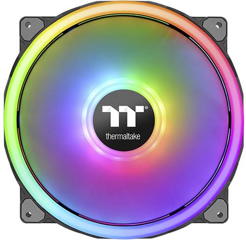 Thermaltake Riing Trio 20 RGB PC-Gehäuse-Lüfter Schwarz, Transparent, RGB (B x H x T) 200 x 200 x von Thermaltake