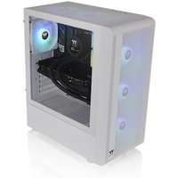 Thermaltake S200 TG ARGB Mid Tower ATX Gehäuse Sichtfenster weiß von Thermaltake