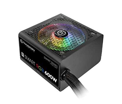 Thermaltake Smart RGB 600W | PC-ATX-Netzteil | 80-Plus | leiser 120 Lüfter | EU zertifiziert | schwarz von Thermaltake