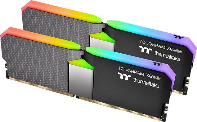 Thermaltake TOUGHRAM XG RGB - DDR4 - Kit - 32 GB: 2 x 16 GB - DIMM 288-PIN - 3600 MHz / PC4-28800 - CL18 - 1.35 V - ungepuffert - non-ECC - Schwarz (R016D416GX2-3600C18A) von Thermaltake