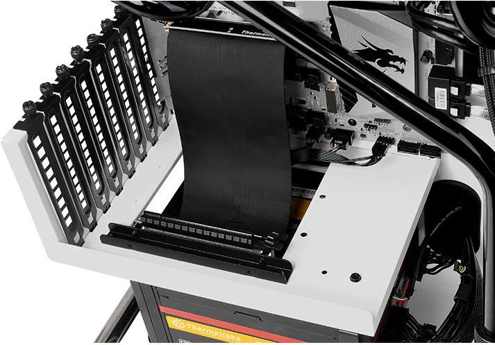 Thermaltake TT Gaming Riser Cable - PCI-E 3.0 - 20cm - schwarz von Thermaltake