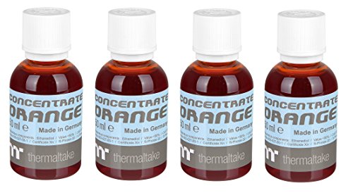 Thermaltake TT Premium Farbkonzentrat (für Wasserkühlflüssigkeiten, 4 x 50ml) orange von Thermaltake