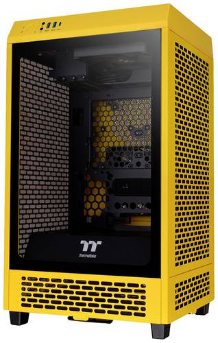 Thermaltake The Tower 200 Mini-Tower Gaming-Gehäuse Gelb 2 vorinstallierte Lüfter von Thermaltake