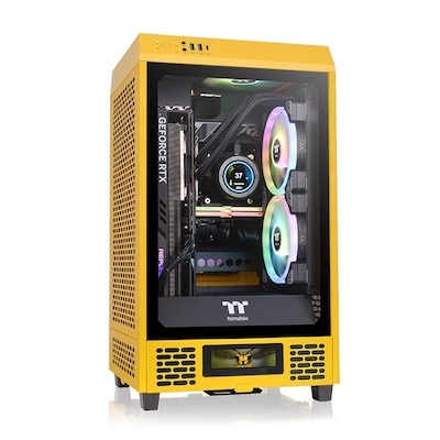 Thermaltake The Tower 200 Mini-Tower Mini-ITX Gehäuse Sichtfenster Bumblebee von Thermaltake