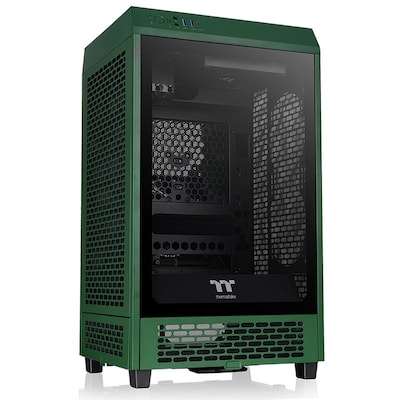 Thermaltake The Tower 200 Mini-Tower Mini-ITX Gehäuse Sichtfenster Racing Green von Thermaltake