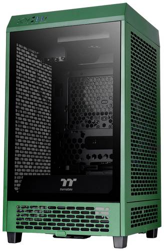 Thermaltake The Tower 200 Mini-Tower PC-Gehäuse Racing-Grün 2 vorinstallierte Lüfter, Seitenfenst Thermaltake The Tower 200 Mini-Tower PC-Gehäuse Racing-Grün 2 vorinstallierte Lüfter, Seitenfenst von Thermaltake
