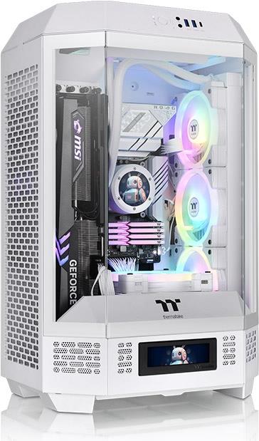 Thermaltake The Tower 300 - Micro Tower - PC - Weiß - micro ATX - Mini-ITX - SPCC - Gehärtetes Glas - 21 cm (CA-1Y4-00S6WN-00) von Thermaltake