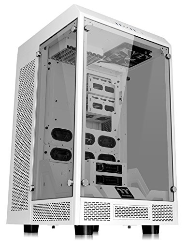 Thermaltake The Tower 900 Snow Edition Full-Tower Weiß - Computer-Gehäuse (Full-Tower, PC, Sgcc, Gehärtetes Glas, Weiß, ATX, Eatx, Micro ATX, Mini-ITX, Heimbüro), schneeweiß von Thermaltake