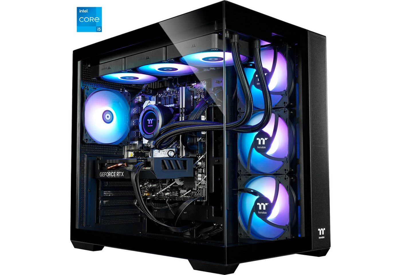 Thermaltake Thermaltake FTW 380i, Gaming-PC, (Windows 11 Home Gaming-PC (Intel, 32 GB RAM) von Thermaltake