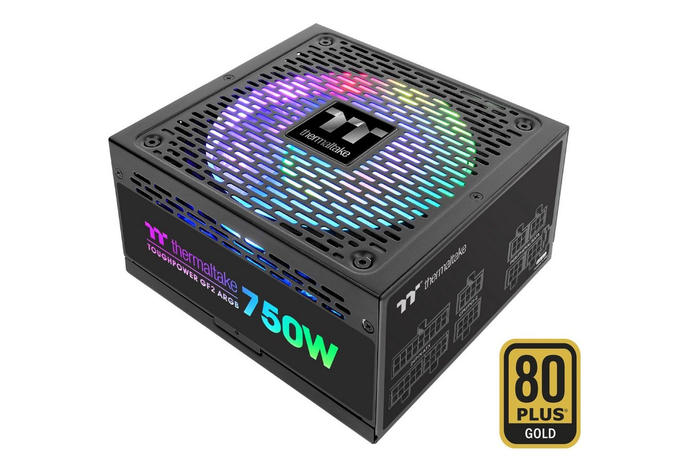 Thermaltake Thermaltake Toughpower GF2 ARGB 750W, PC-Netzteil, PC-Netzteil Thermaltake Thermaltake Toughpower GF2 ARGB 750W, PC-Netzteil, PC-Netzteil von Thermaltake