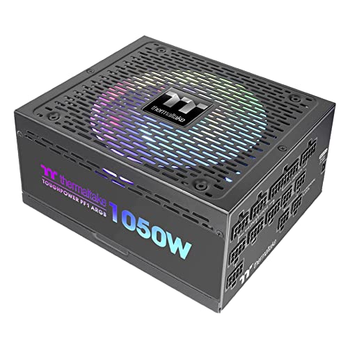 Thermaltake Toughpower PF1 1050W ARGB | PC-ATX-Netzteil | 80-Plus-Platinum | voll-modular | leiser 140 Lüfter | EU Zertifiziert | schwarz von Thermaltake