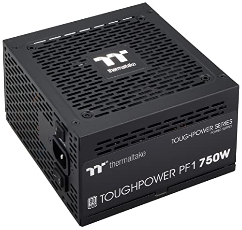 Thermaltake Toughpower PF1 750W | PC-ATX-Netzteil | 80-Plus-Platinum | voll-modular | leiser 140 Lüfter | EU Zertifiziert | schwarz von Thermaltake
