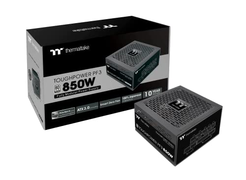 Thermaltake Toughpower PF3 0850W Gen 5 / ATX 3.0 / PCIe Gen 5 Ready/Smart Zero Fan / 80 Plus Platinum/Fully Modular Thermaltake Toughpower PF3 0850W Gen 5 / ATX 3.0 / PCIe Gen 5 Ready/Smart Zero Fan / 80 Plus Platinum/Fully Modular von Thermaltake